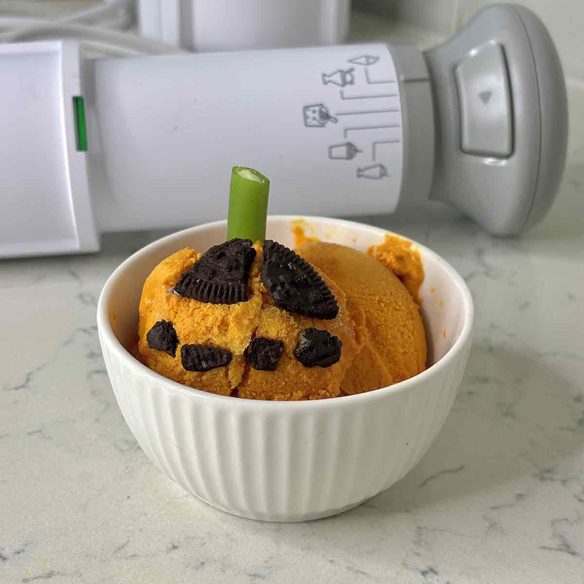Pumpkin Pur&eacute;e Ice Cream