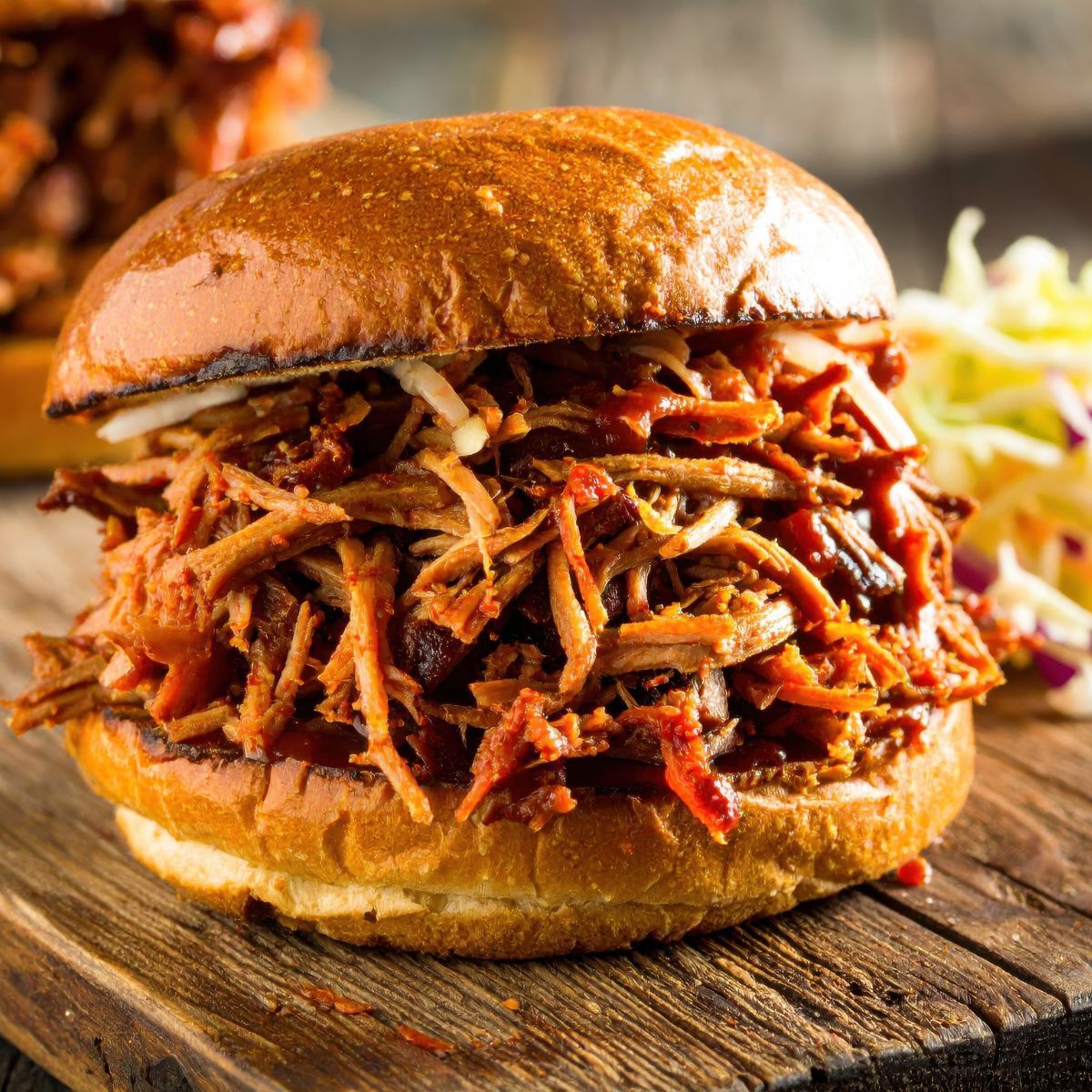 Pulled BBQ Chicken & Bacon Buns-1
