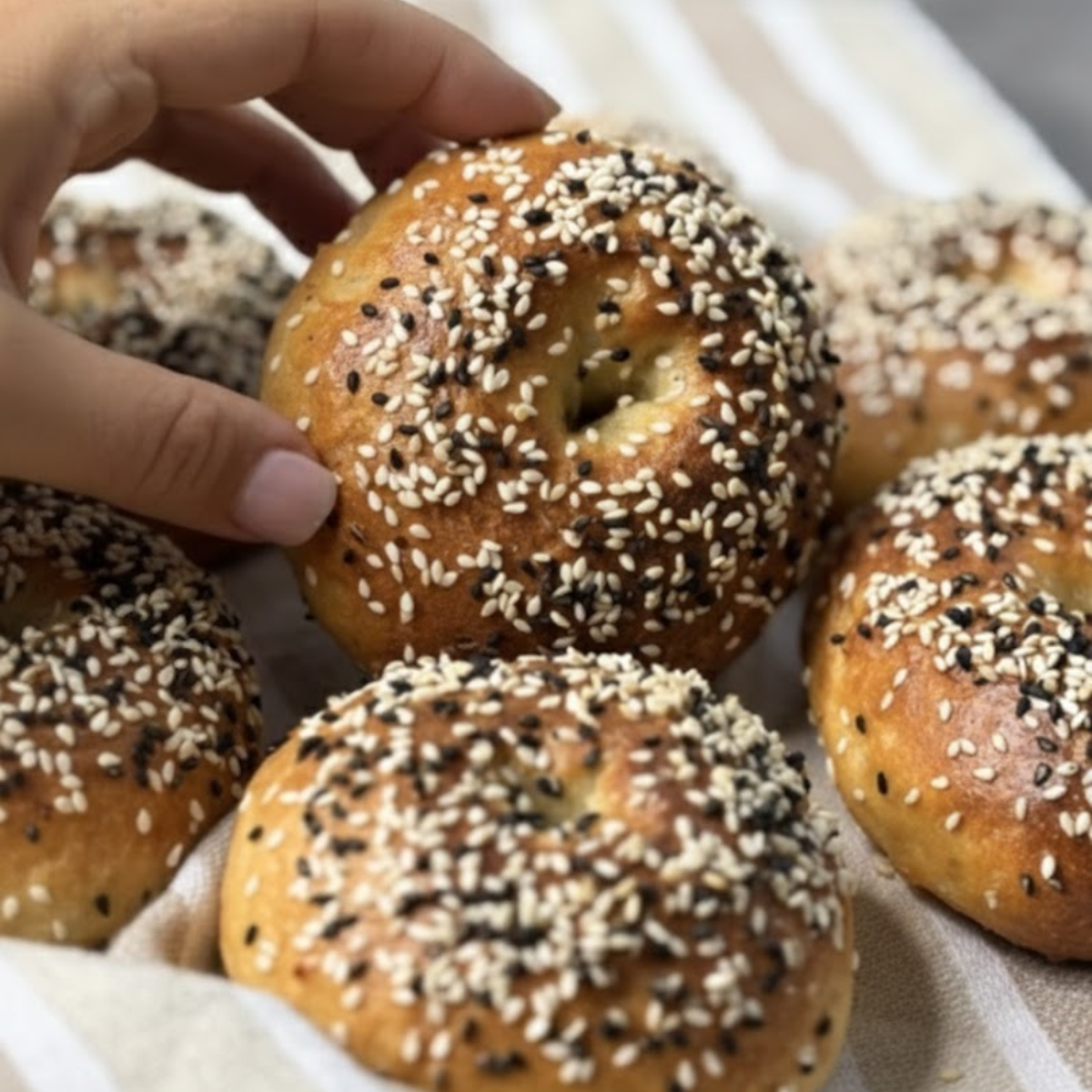 2 Ingredient&nbsp;Protein Bagels&nbsp;-1