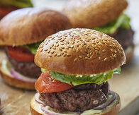 Beef Burgers with Garlic Mayonnaise Recipe