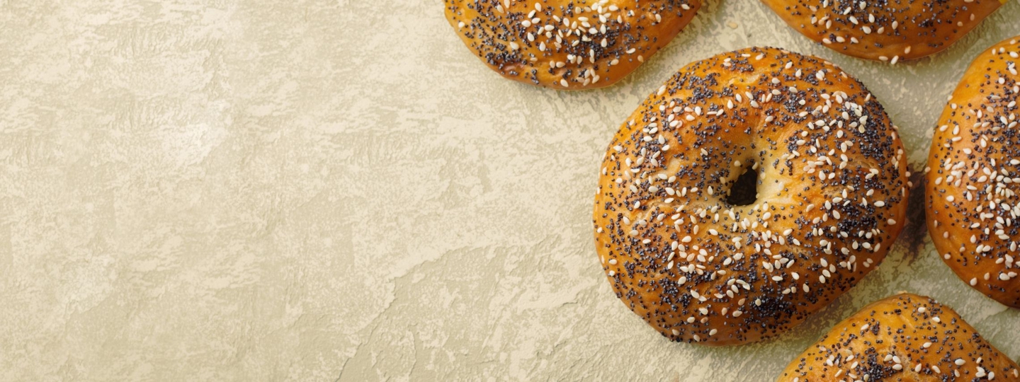 Homemade Poppy and Sesame Seed Bagels