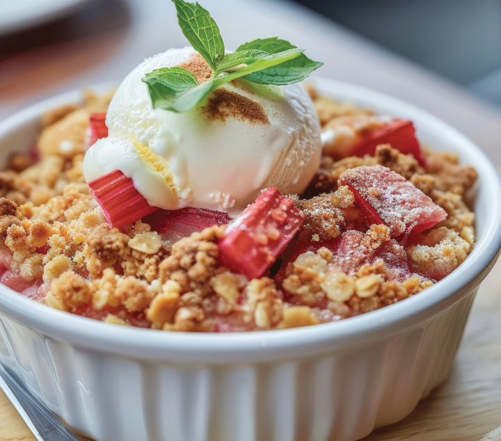Rhubarb Crumble