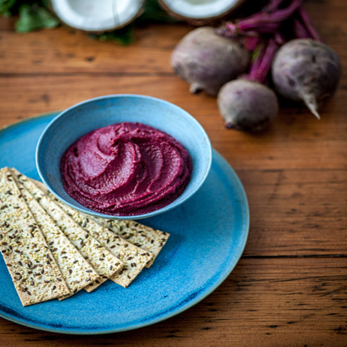 Beetroot and Coconut Dip-1