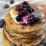 Wholegrain Blueberry Pancakes with Light Maple-1