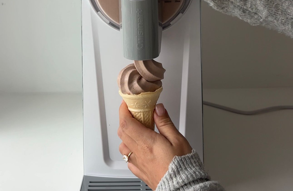 Chocolate Soft Serve Ice Cream