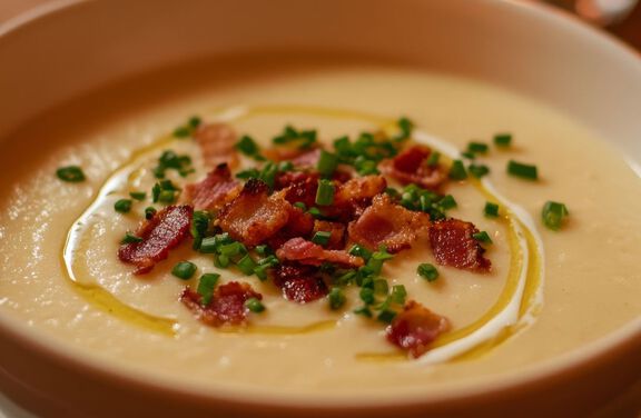 Roasted Cauliflower Soup