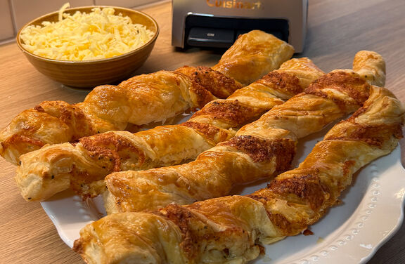Puff Pastry Cheese Straws