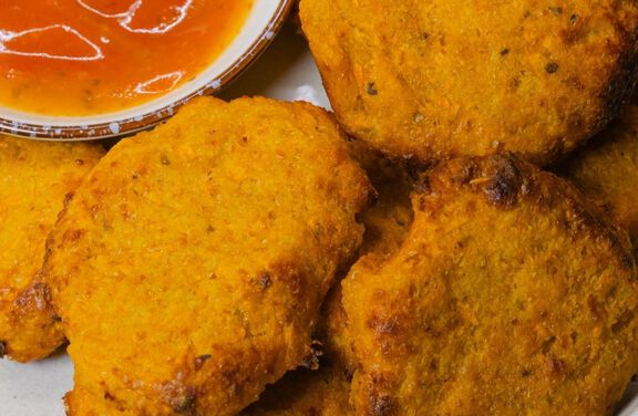 Roasted Carrot Fritters