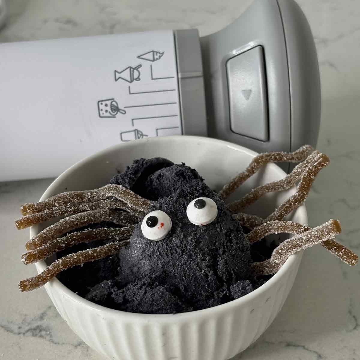 Oreo Spider Ice Cream