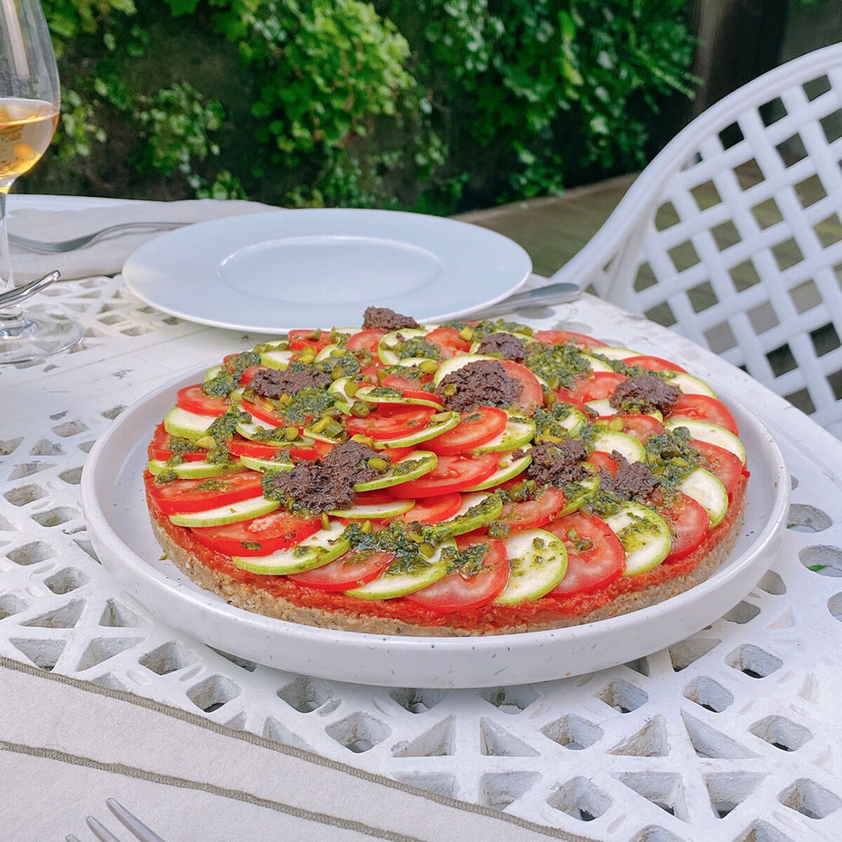 Raw Vegetable Tart-1