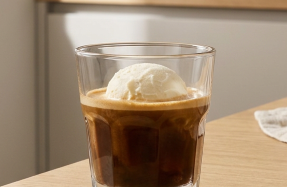 Affogato with Coffee Concentrate