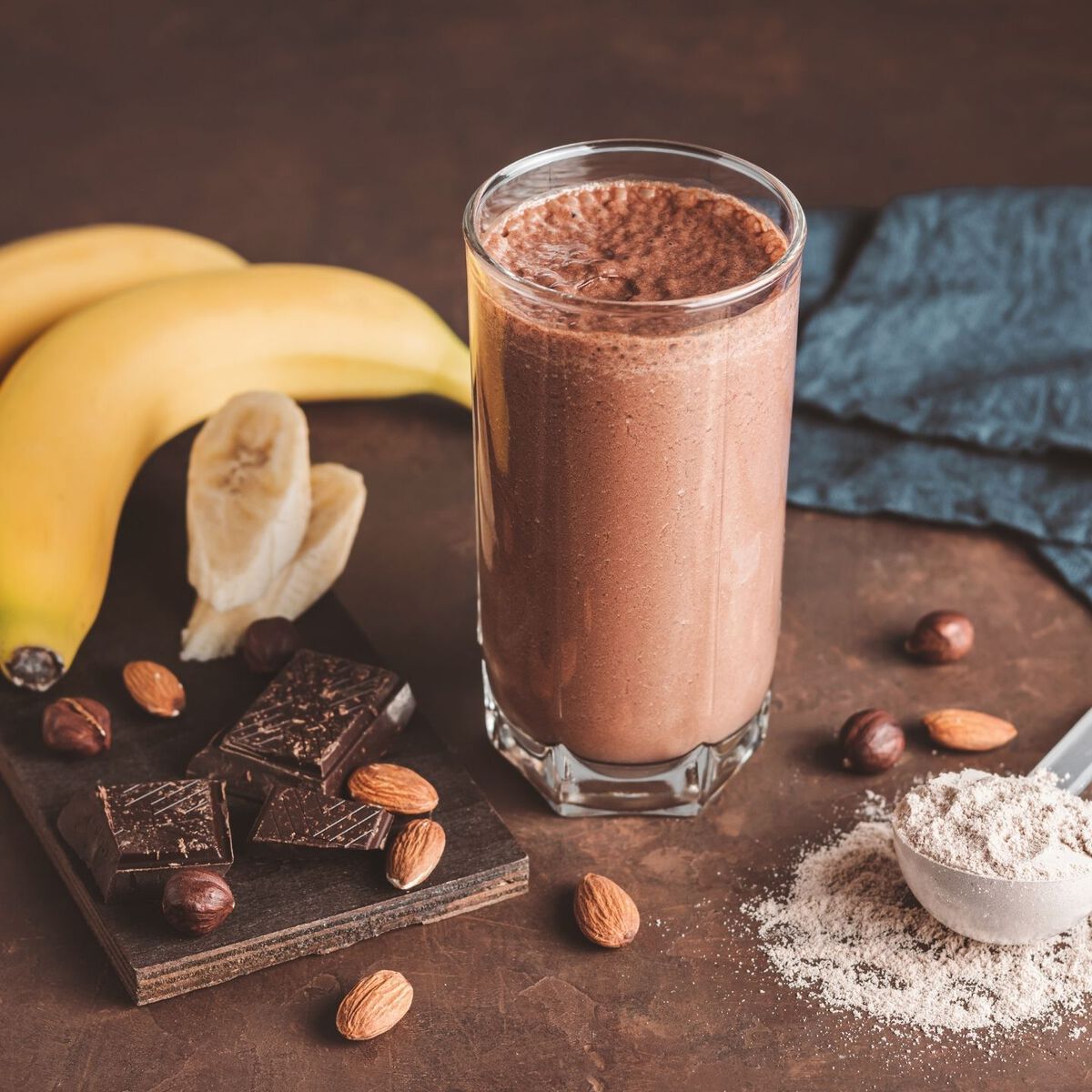 Chocolate Banana Protein Shake-1