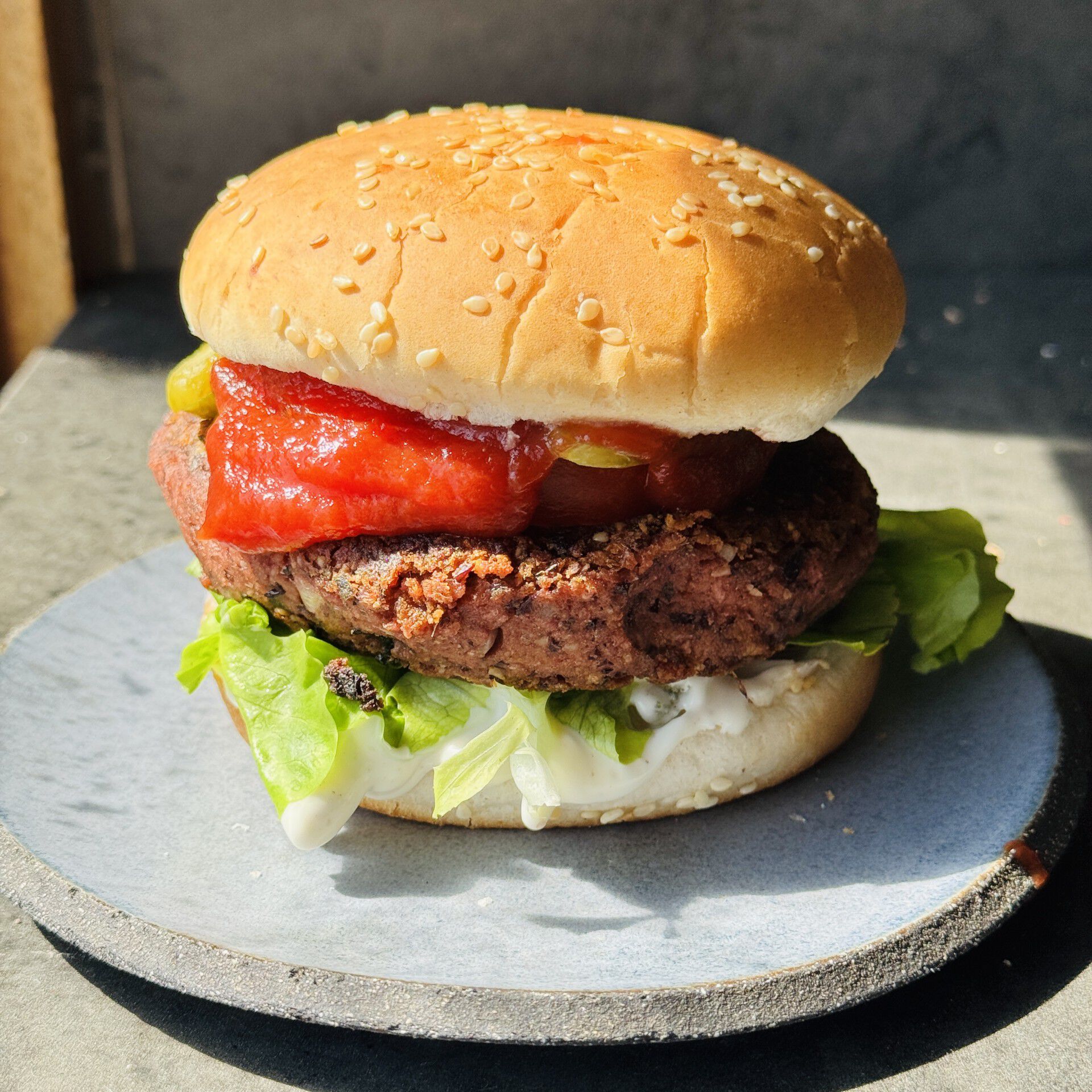 Meaty Style Tempeh and Black Bean Burgers Meaty Style Tempeh and Black Bean Burgers