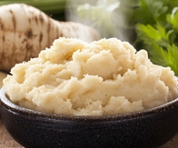 Parsnip Mash with Roasted Garlic