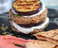 Spiced Lamb and Aubergine Burger Recipe