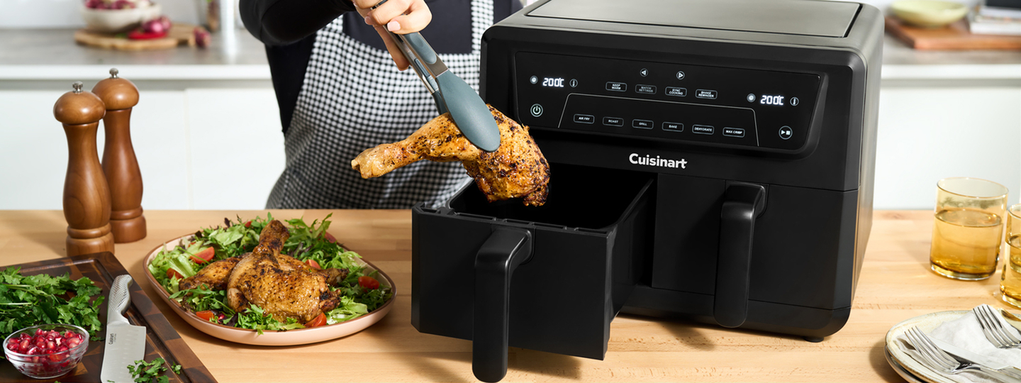 How much fits in the Cuisinart AirTwin XXL