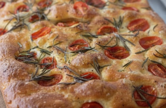 Tomato Rosemary Focaccia