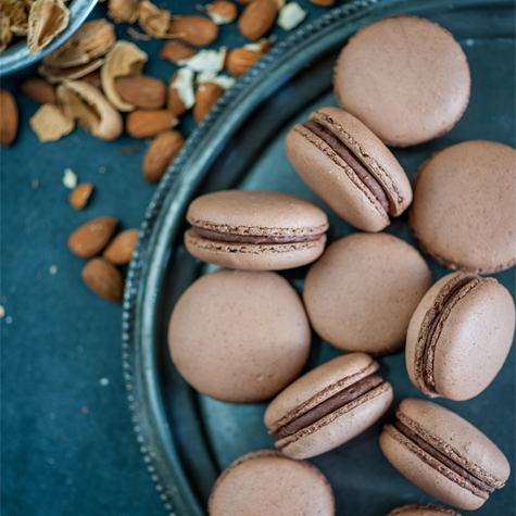 Chocolate Macarons