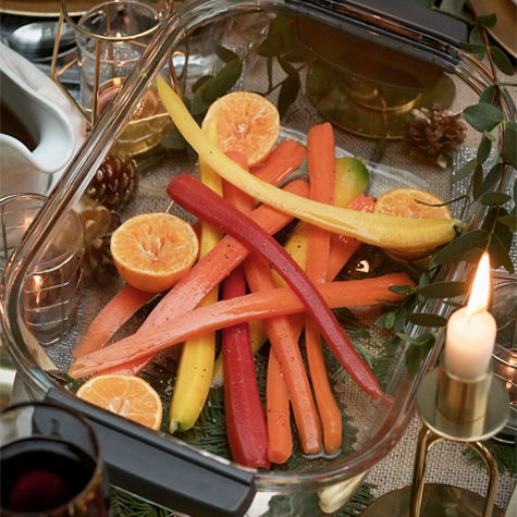 Clementine and Honey Glazed Carrots